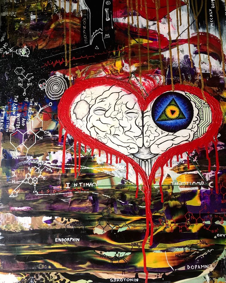 Stockholm by MCCXLV, acrylic on canvas, 2019